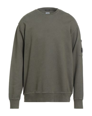 C.p. Company C. P. Company Man Sweatshirt Military Green Size Xxl Cotton In Gray