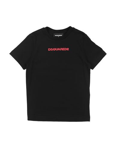Dsquared2 Toddler Boy T-shirt Black Size 6 Cotton In Black