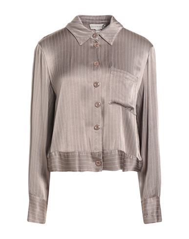 Haveone Woman Shirt Taupe Size M Rayon, Polyester In Brown