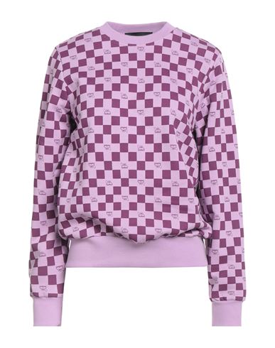 Karl Lagerfeld Woman Sweatshirt Lilac Size L Organic Cotton