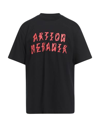 44 Label Group Man T-shirt Black Size Xxl Cotton In Black