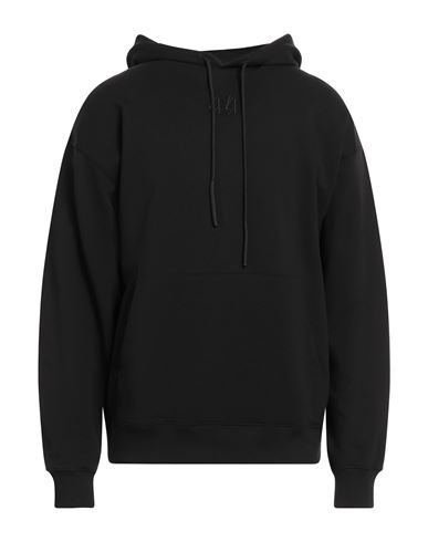 44 Label Group Man Sweatshirt Black Size Xxl Cotton In Black