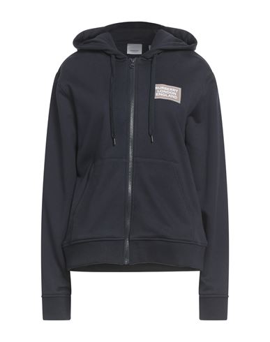 Burberry Woman Sweatshirt Navy Size L Cotton