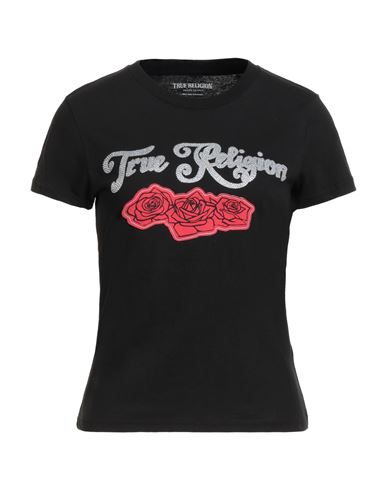 True Religion Woman T-shirt Black Size L Cotton