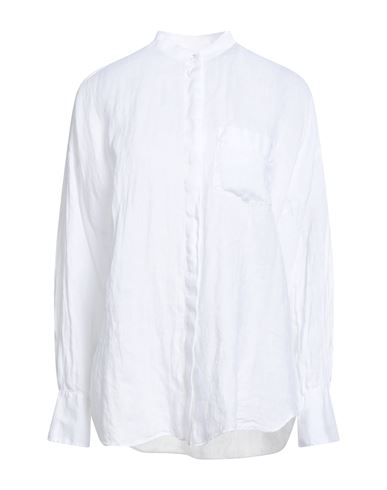 Academia Woman Shirt White Size Xl Linen