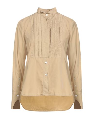 Academia Woman Shirt Camel Size S Cotton