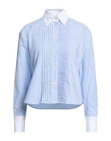 Academia Woman Shirt Sky Blue Size S Cotton