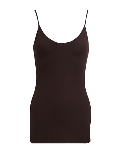 Khaite Woman Top Dark Brown Size L Viscose