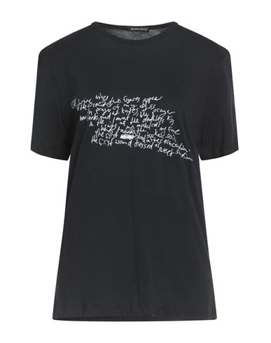 Ann Demeulemeester Woman T-shirt Black Size L Cotton