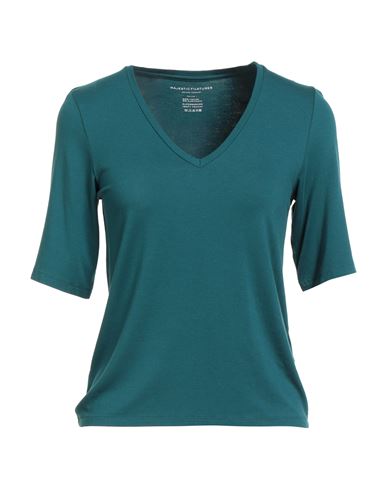 Majestic Filatures Woman T-shirt Deep Teal Size 1 Viscose, Elastane In Green