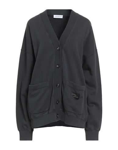 Joshua Sanders Joshua*s Woman Sweatshirt Charcoal Size M Cotton, Polyester In Black