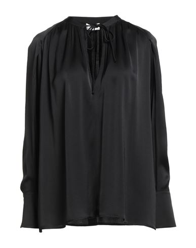 Ottod'ame Woman Top Black Size 10 Viscose In Gray
