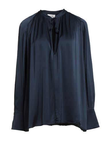 Ottod'ame Woman Top Midnight Blue Size 4 Viscose In Blue