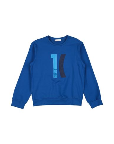 Alviero Martini 1a Classe Toddler Boy Sweatshirt Blue Size 6 Cotton, Elastane In Blue