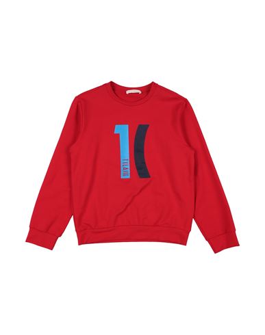 Alviero Martini 1a Classe Toddler Boy Sweatshirt Red Size 4 Cotton, Elastane In Red