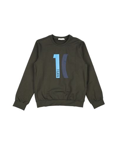 Alviero Martini 1a Classe Toddler Boy Sweatshirt Dark Green Size 6 Cotton, Elastane In Black