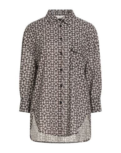 Vicolo Woman Shirt Black Size M Cotton
