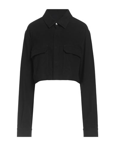 Rick Owens Woman Shirt Black Size 8 Cotton