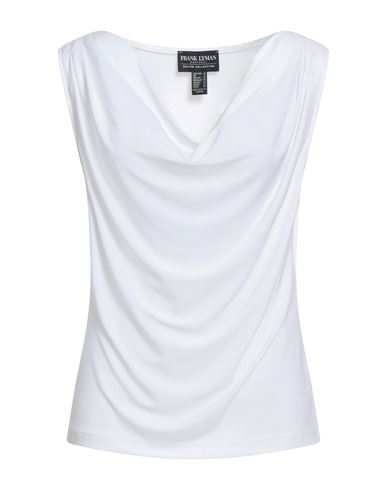 Frank Lyman Woman Top White Size 12 Polyester, Elastane In White