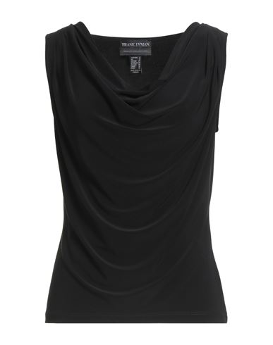 Frank Lyman Woman Top Black Size 12 Polyester, Elastane In Black