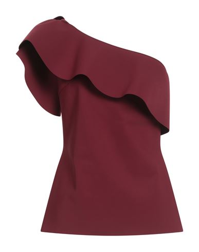 Chiara Boni La Petite Robe Woman Top Burgundy Size 10 Polyamide, Elastane