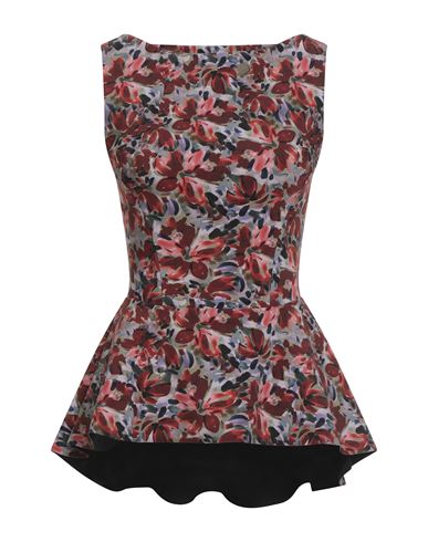 Chiara Boni La Petite Robe Woman Top Brick Size 10 Polyamide, Elastane In Multi