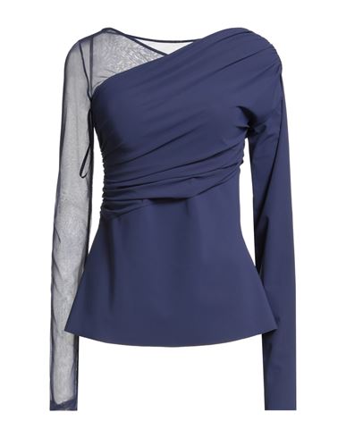 Chiara Boni La Petite Robe Woman Top Dark Purple Size 12 Polyamide, Elastane In Purple