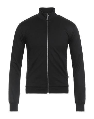 Dolce & Gabbana Black Cotton Logo Full Zip Men Bomber Jacket In Black