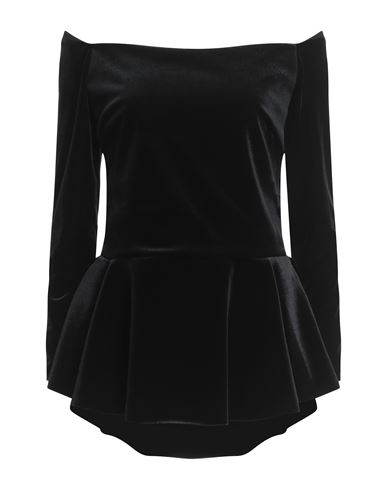Chiara Boni La Petite Robe Woman Top Black Size 8 Polyester, Polyamide, Elastane