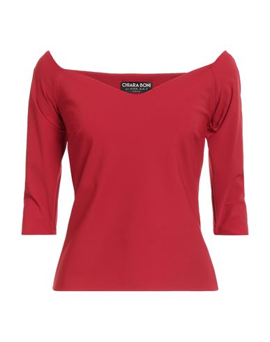 Chiara Boni La Petite Robe Woman Top Tomato Red Size 6 Polyamide, Elastane
