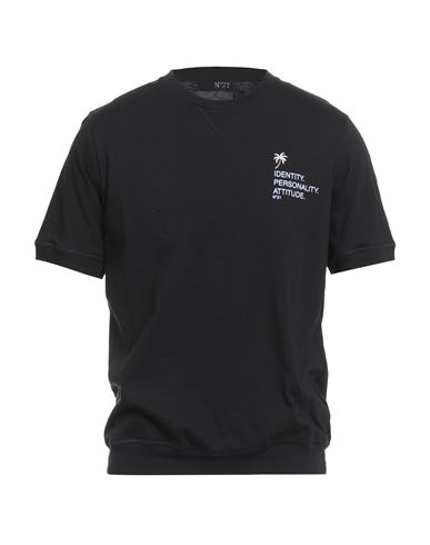 N°21 Man T-shirt Black Size Xl Cotton