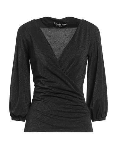 Chiara Boni La Petite Robe Woman Top Charcoal Size 6 Polyamide, Viscose, Elastane, Polyester