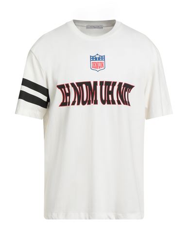 Ih Nom Uh Nit Man T-shirt Off White Size M Cotton, Elastane In White