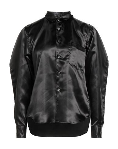 Comme Des Garçons Black Woman Shirt Black Size S Polyester In Black