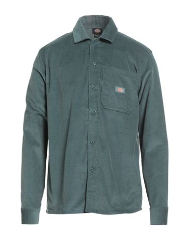 Dickies Man Shirt Pastel Blue Size Xs Cotton, Polyester, Elastane