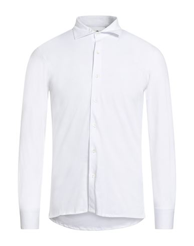 Luigi Borrelli Napoli Man Shirt White Size 15 Cotton In White