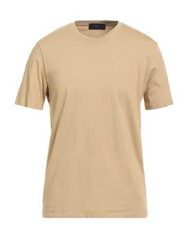 Liu •jo Man Man T-shirt Beige Size L Cotton In Neutral