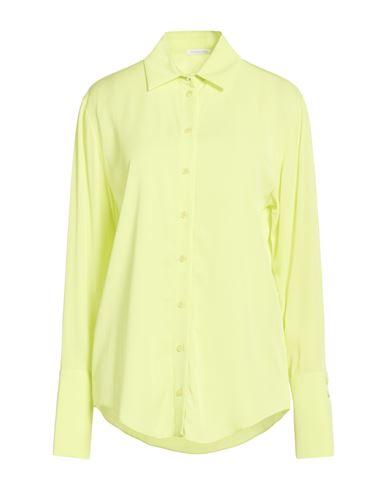 Patrizia Pepe Woman Shirt Lime Green Size 8 Viscose