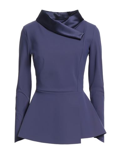 Chiara Boni La Petite Robe Woman Top Navy Size 8 Polyamide, Elastane