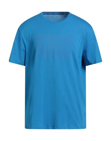 Armani Exchange Man T-shirt Azure Size L Cotton