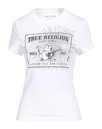 True Religion Woman T-shirt White Size S Cotton
