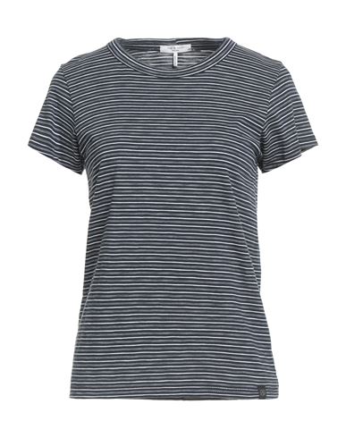 Rag & Bone Woman T-shirt Bright Blue Size L Pima Cotton