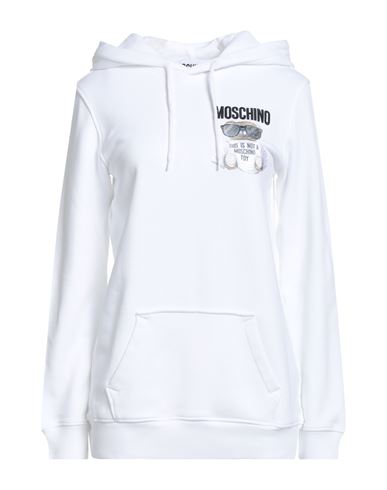 Moschino Couture Woman Sweatshirt White Size 8 Cotton