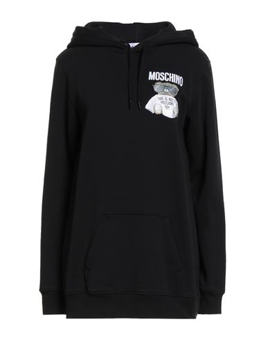 Moschino Couture Woman Sweatshirt Black Size 8 Cotton