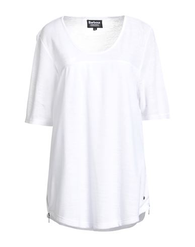 Barbour International Woman Sweater White Size 12 Polyester In White