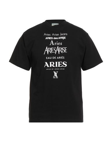 Aries Man T-shirt Black Size M Cotton