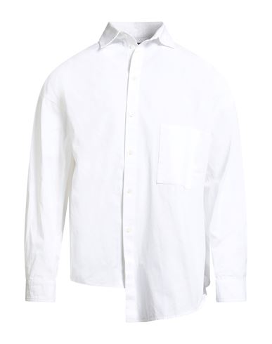 Jacquemus Man Shirt White Size 40 Cotton In White