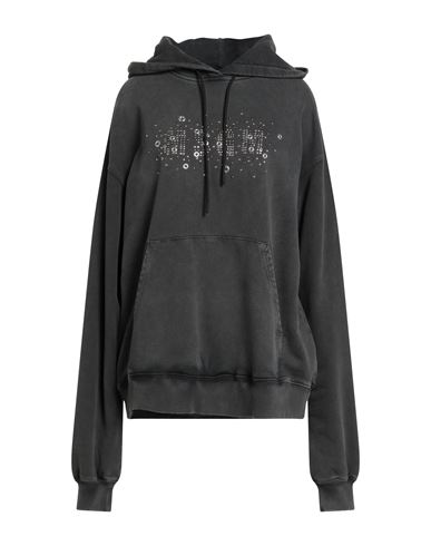 Msgm Woman Sweatshirt Grey Size L Cotton