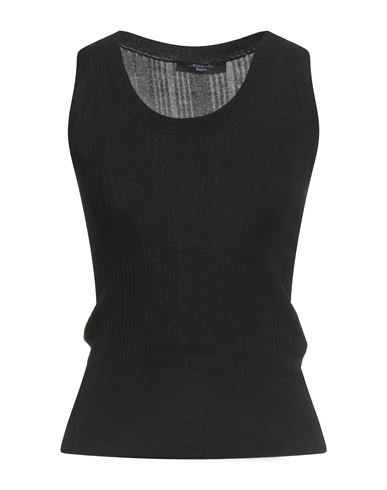 Weekend Max Mara Woman Tank Top Black Size Xs Viscose, Polyamide