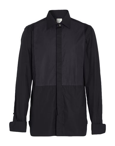 Luigi Borrelli Napoli Man Shirt Charcoal Size 17 ½ Cotton In Black